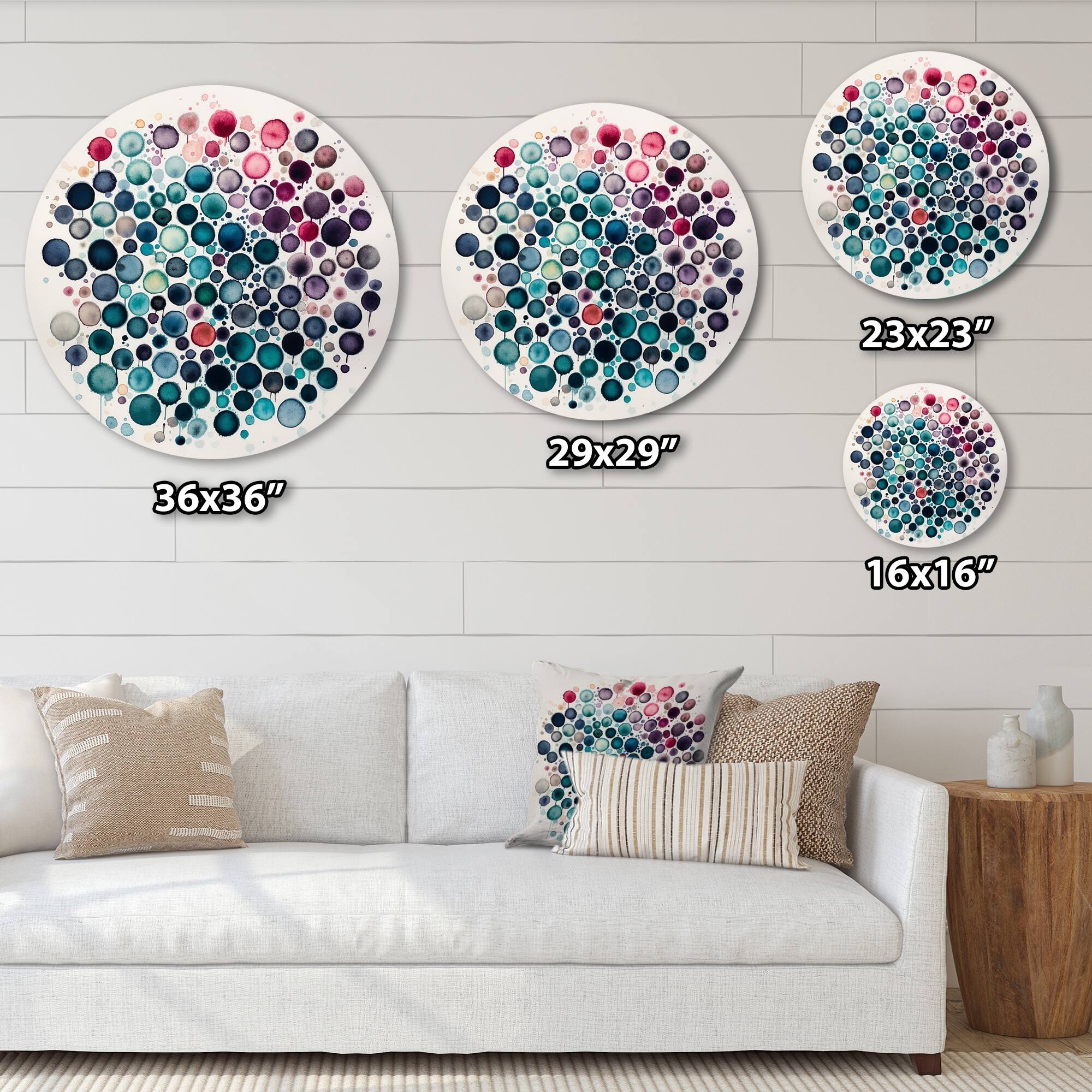 Designart "Exploring The Depths Of Green Fludity II" Minimalism Metal